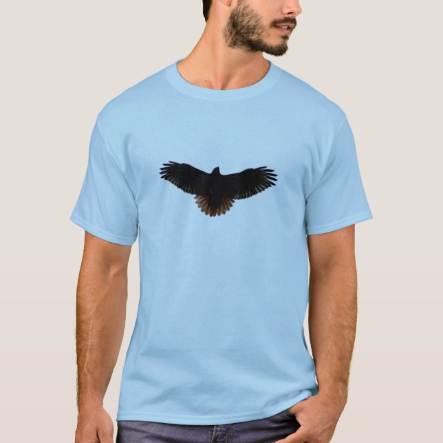 Red-tailed Hawk Silhouette T-Shirt (Front)