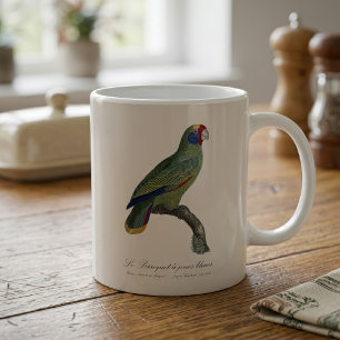 Red-Tailed Parrot Amazon, Amazona Brasiliensis Coffee Mug