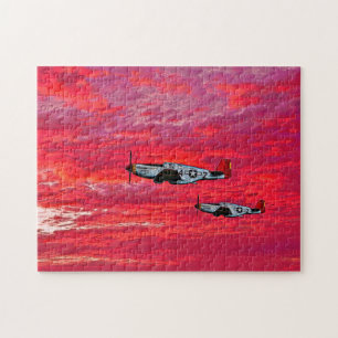 "Red Tails in the Sunset" Puzzle