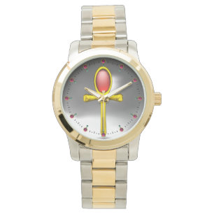 RED TALISMAN ,Ruby Gemstones ,Grey White Watch