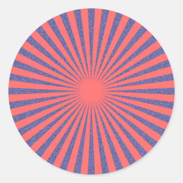 Red Target - Classic Round Sticker (Front)