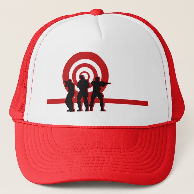 Red Target Military Hat (Front)