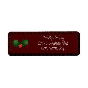 Red Tartan Holly
