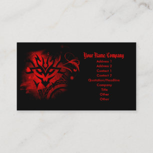 Red Tattoo Business card