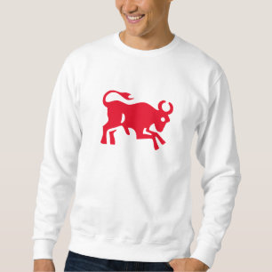 red Taurus icon  Sweatshirt