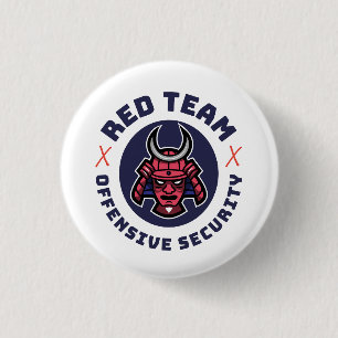 Red Team Cybersecurity Button