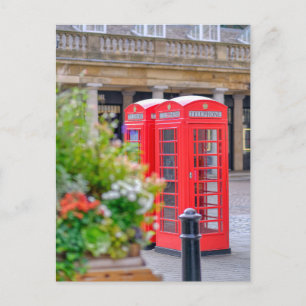 Red telephone box Covent Garden, London Postcard