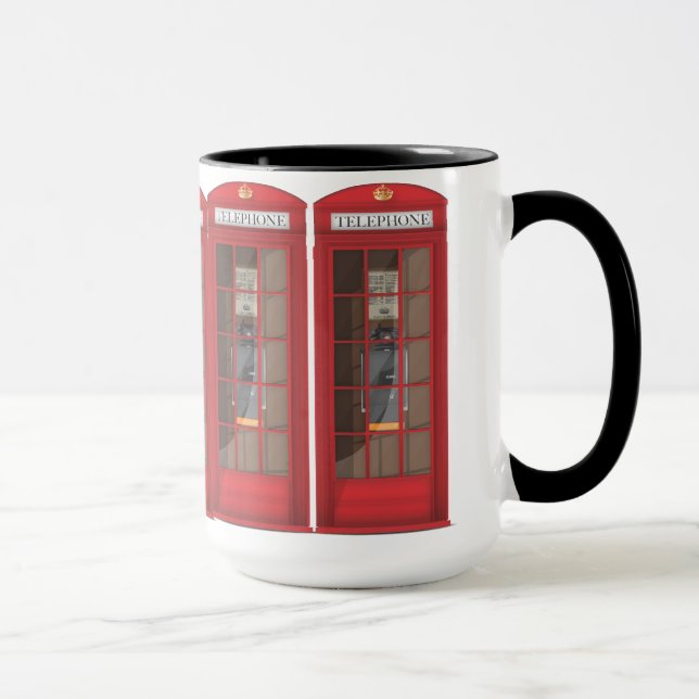 Red Telephone Box Mug (Right)