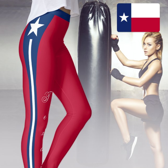 Red Texas fashion leggings, Texas Flag /sports Leggings (Creator Uploaded)
