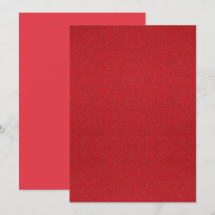 Red Textured Thank You Card – Bulk Custom