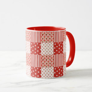 Red Textures Mug