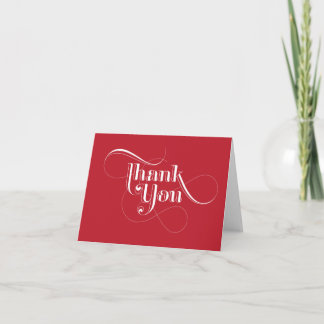 Red Thank You Cards