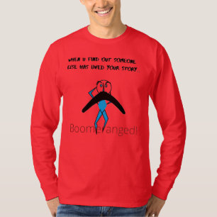 Red 'That's My Story' Long Sleeve Boomeranged T-Shirt