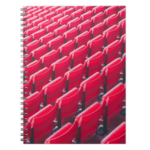 Red theatre chairs notebook