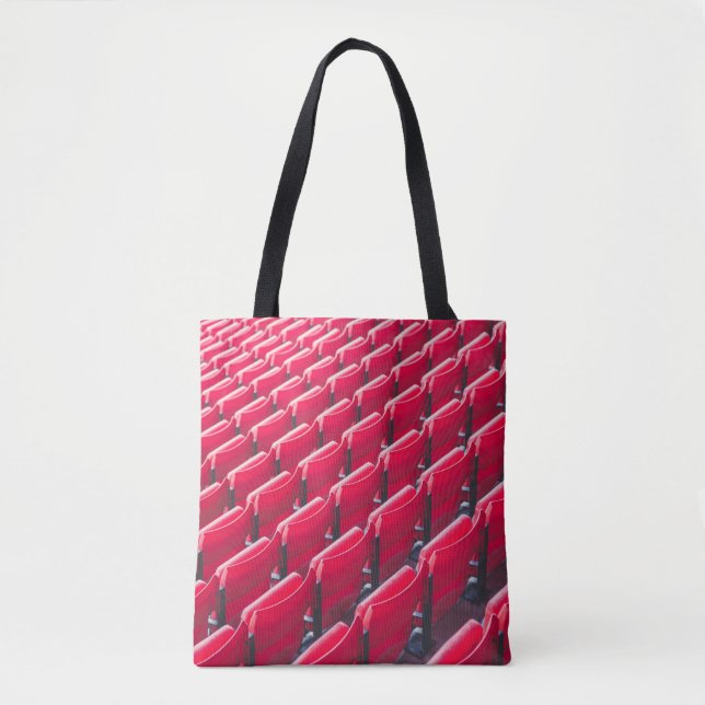 Red theatre chairs tote bag (Front)