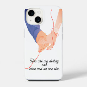 Red Thread of Fate – Soulmate Hand-Holding Love Ar iPhone 14 Case