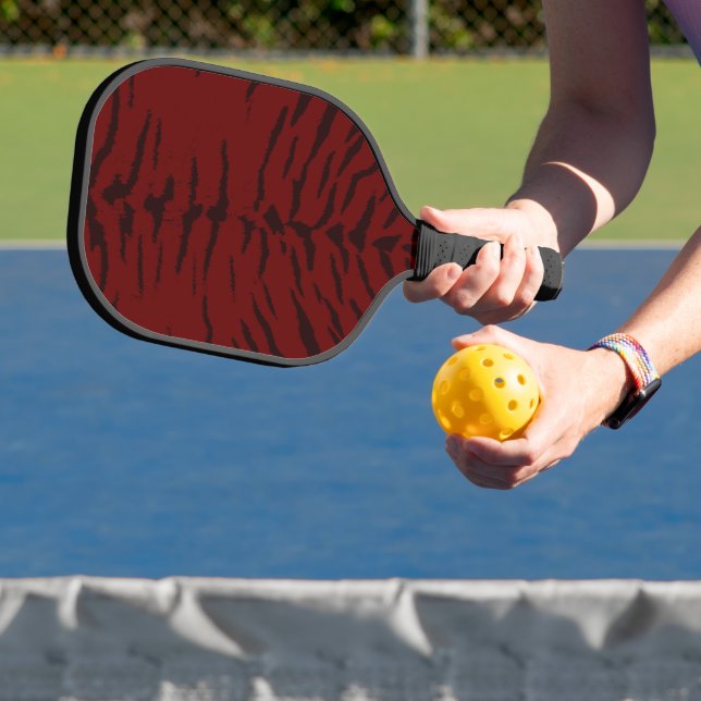 Red Tiger Digital Print Pickleball Paddle (Insitu)
