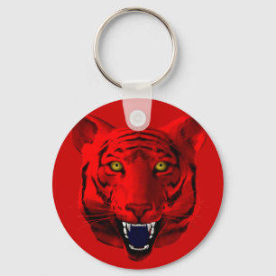 Red Tiger Key Ring
