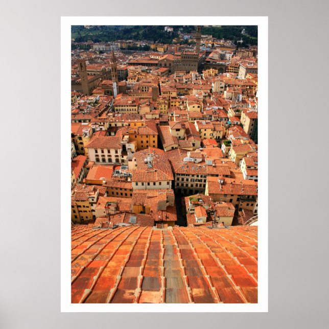 Red Tile Rooftops Poster (Front)