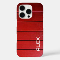 Red Timber Horizontal Pattern