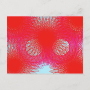 red tinkering postcard