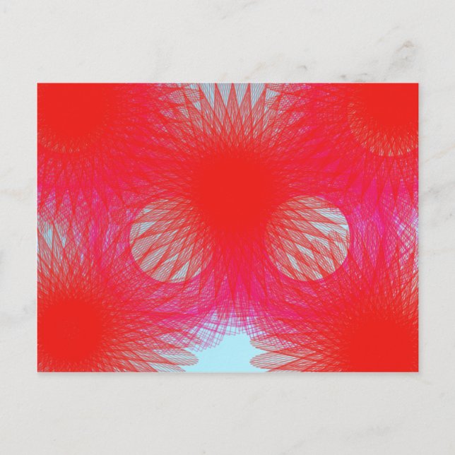 red tinkering postcard (Front)