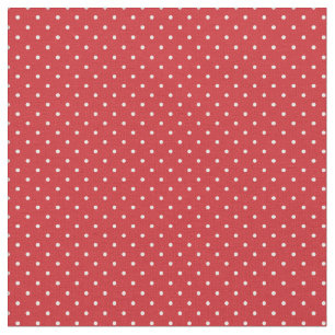 Red Tiny Dots Fabric
