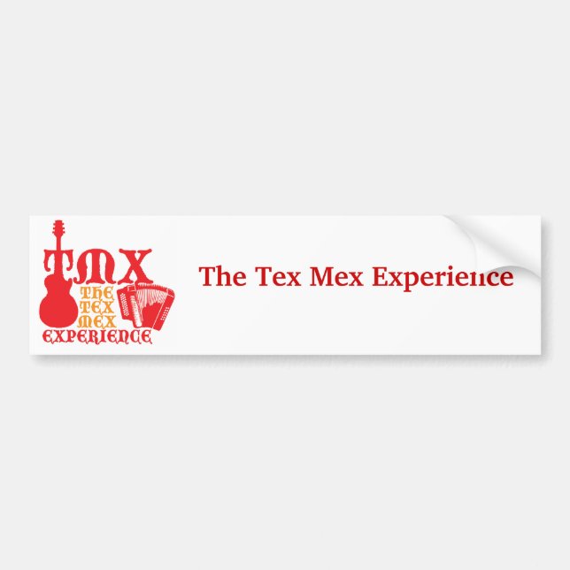 Red TMX Bumper Sticker (Front)