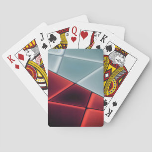 Red to grayish trapezoids with option to change… t playing cards