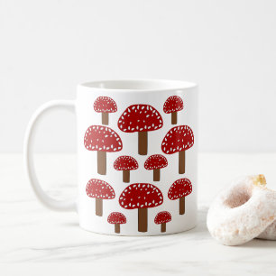 Red Toadstool Forest Mushroom Coffee Mug