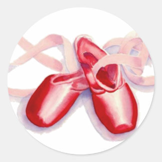 Red Toeshoes Stickers