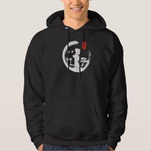 Red Tokyo Japanese Moon teen girls 1 Hoodie