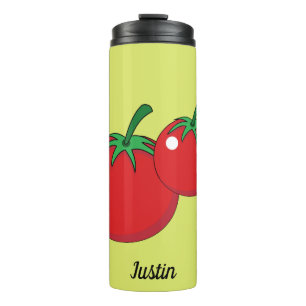 Red Tomato Add your Name or Text Thermal Tumbler