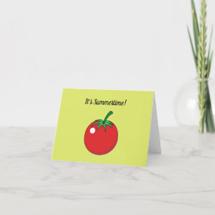 Red Tomato   Add your Text Thank You Card