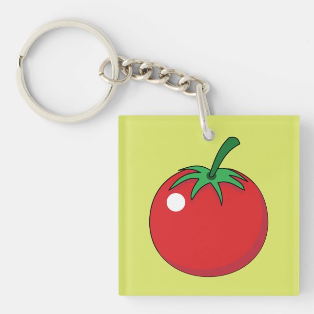 Red Tomato Key Ring (Front)