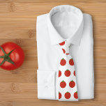 Red Tomato Neck Tie<br><div class="desc">For your husband or boyfriend, get this tie with red tomato pattern design. It will also make a perfect gift for a cooking chef, a farmer or a veggie!</div>