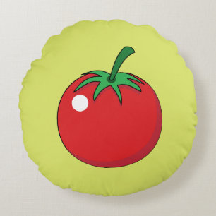 Red Tomato Round Cushion