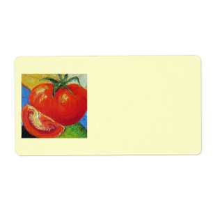 Red Tomato Shipping Label