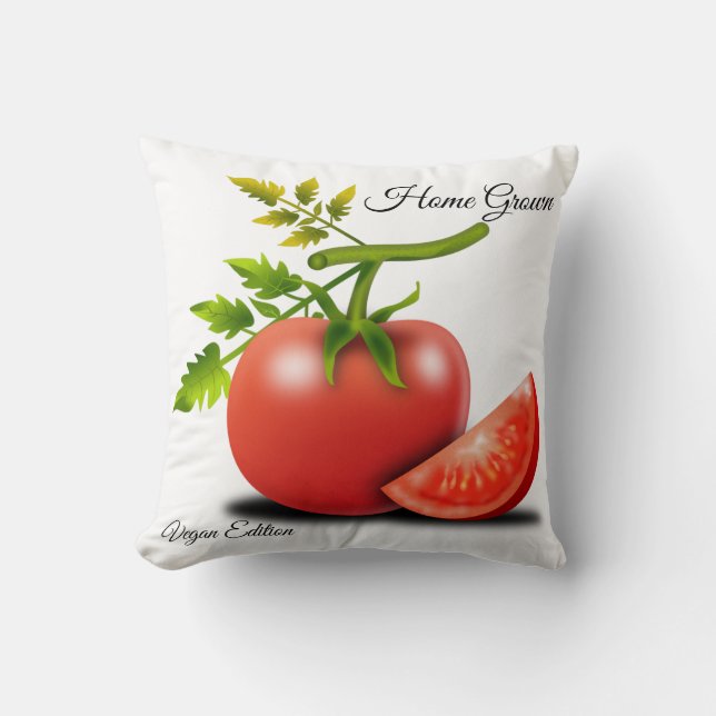 Red Tomato Vegetable Fruit Cushion (Front)