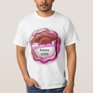Red Tone Grad Cap custom T-Shirt