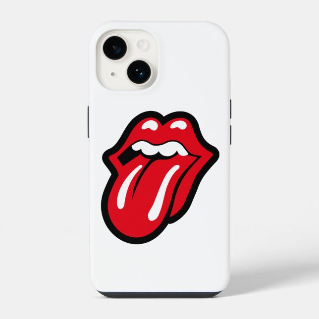 Red tongue iPhone case (Back)