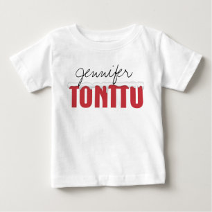 Red Tonttu Personal Infant Long Sleeve Baby T-Shirt