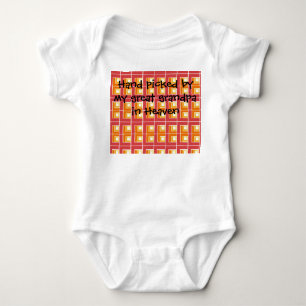 Red Topsy Turvy Baby Bodysuit