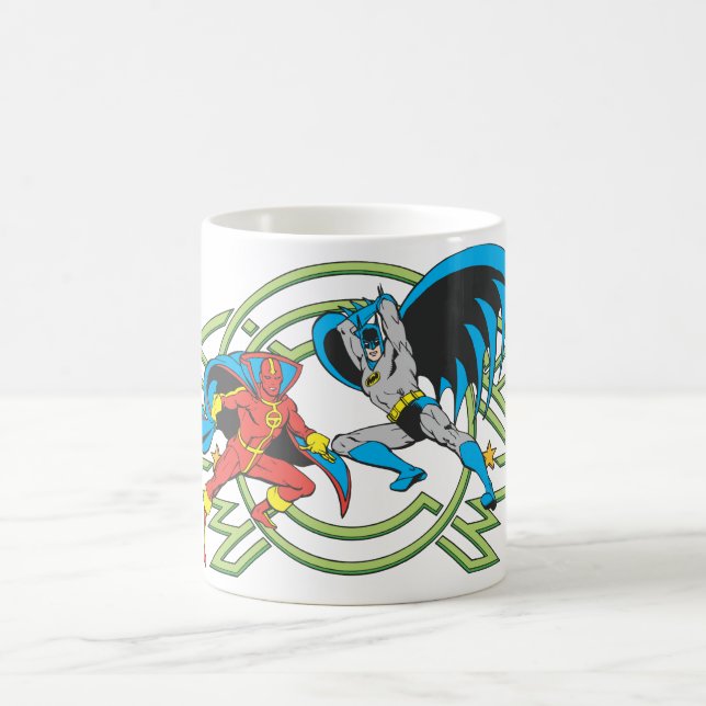 Red Tornado + Batman Coffee Mug (Center)