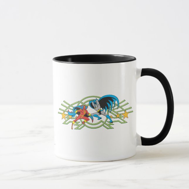 Red Tornado + Batman Mug (Right)
