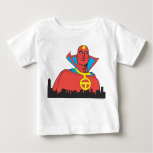 Red Tornado Behind Cityscape Baby T-Shirt