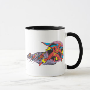 Red Tornado In Wind Motion Mug