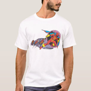Red Tornado In Wind Motion T-Shirt