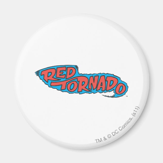 Red Tornado Logo Magnet (Front)