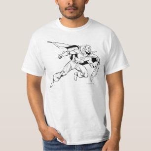 Red Tornado Outline T-Shirt